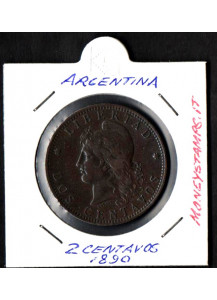 ARGENTINA 2 Centavos 1890 Condizioni vedi foto